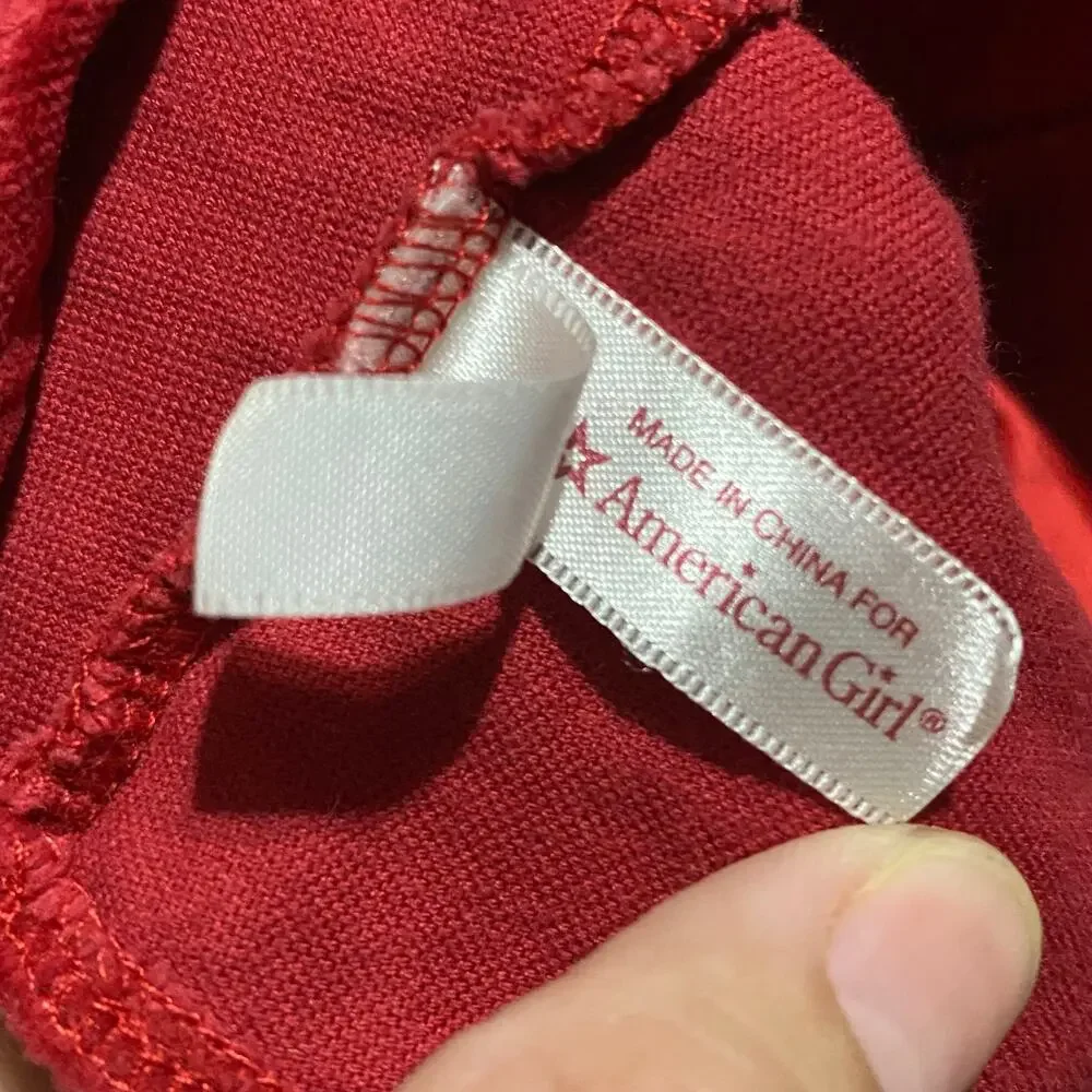 American Girl Bitty Baby 2010 Sweet Scarlet Red Dress ONLY - Picture 4 of 4